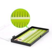 5 лотков/лот 2D локон C& D ресницы натуральные накладные V Форма ресницы ресница ручной работы макияж наглазники расширение