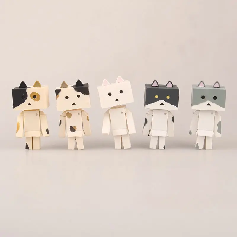 Danbo 10 шт./партия, Danbo Mini, высокое качество, детская Подарочная игрушка, кот, задний двор, аниме, в Danbo Nyan, Настольная кукла