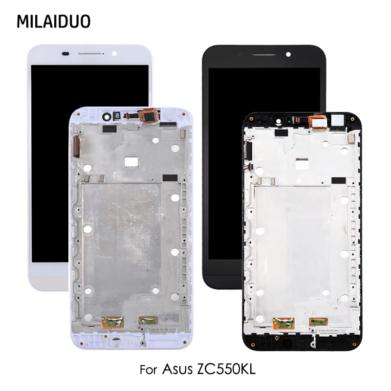 Najtaniej Wyświetlacz LCD do Asus ZenFone Max ZC550KL Z010D pełny montaż digitizera ekranu dotykowego czarny nie z ramą 5.5 100% testowany