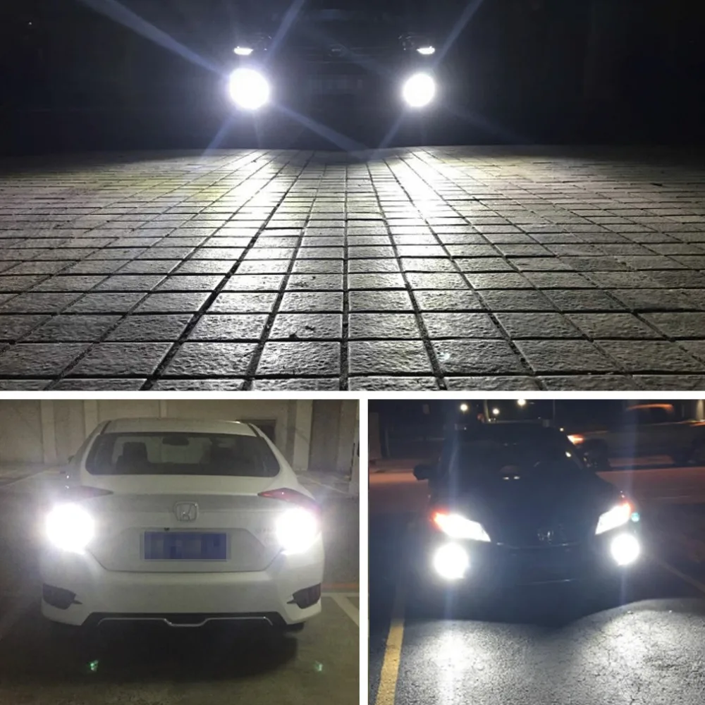 2 шт. H7 светодиодный потолочный светильник супер яркий 12 3030SMD Противотуманные фары автомобиля 12V 24V 6000K белый, вождения, бега, светодиодный H7 лампы для Авто автомобильная
