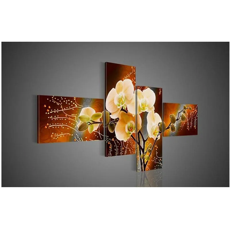 

Real Rushed Paintings Needlework 3d Diy Diamond Painting For Square Drill Rhinestone Pasted Rasonry Multigang Crafts 4sets