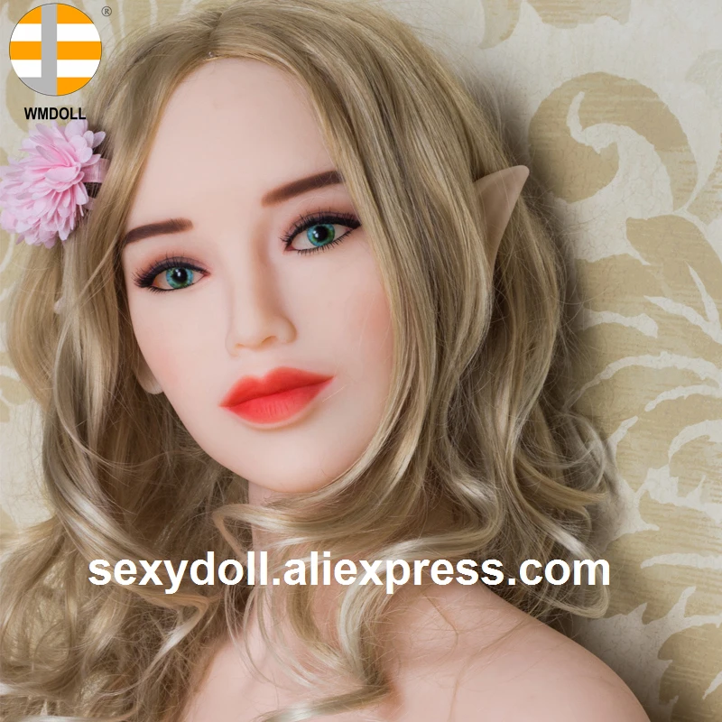 Wmdoll New 154 Tpe Sex Doll Head Adult Real Silicone Sex Doll Head 