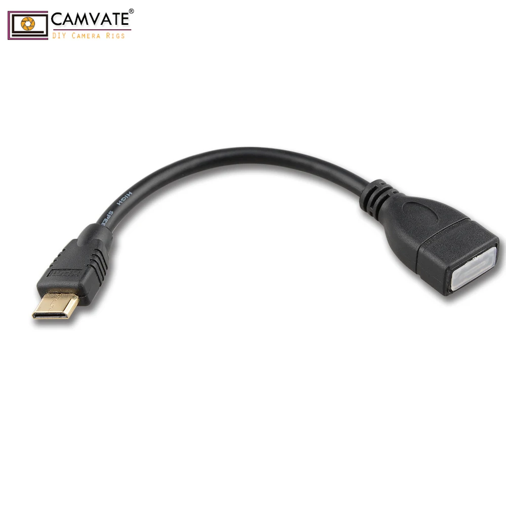 Стандартный HDMI Мини (тип C) штекер на A) гнездо адаптера (6 дюймов) для DSLR камеры