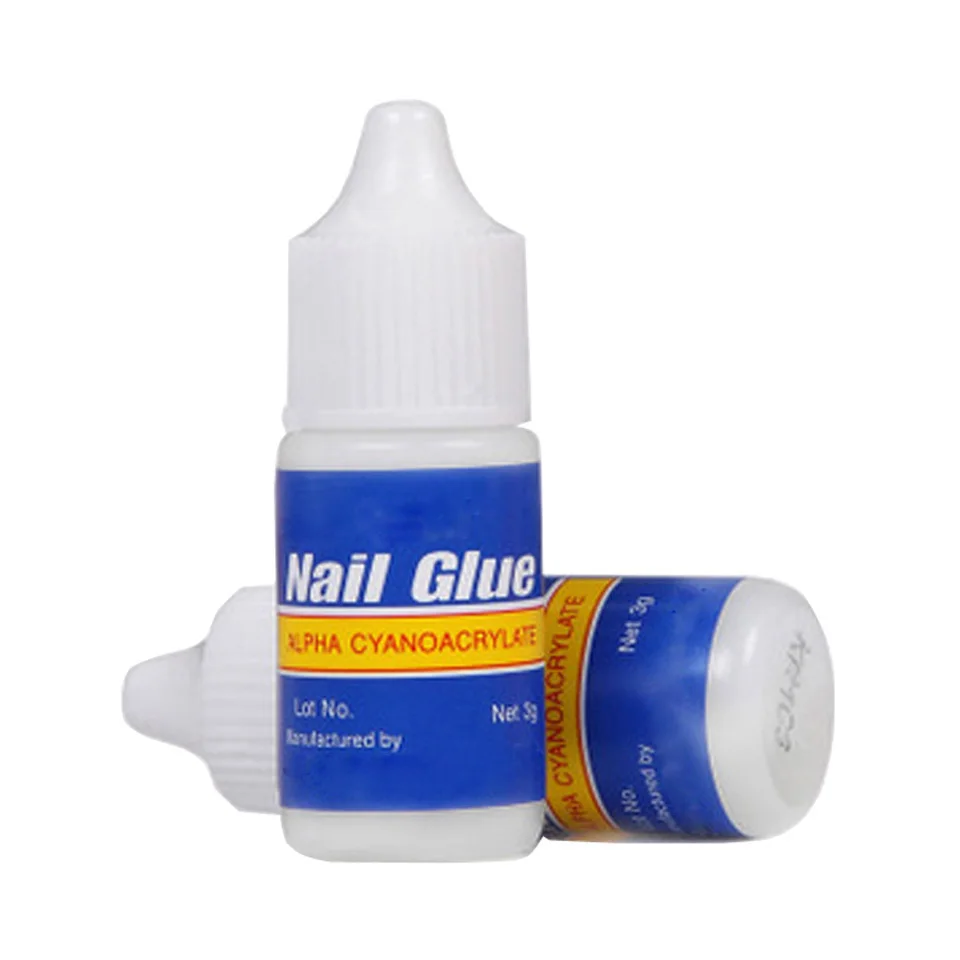 173 5 De Réduction5 Pièces 3g Faux Ongles Colle Nail Art Conseils Colle Séchage Rapide Forte Colle Pour Ongles Artificiels Cola Para Unha Postica