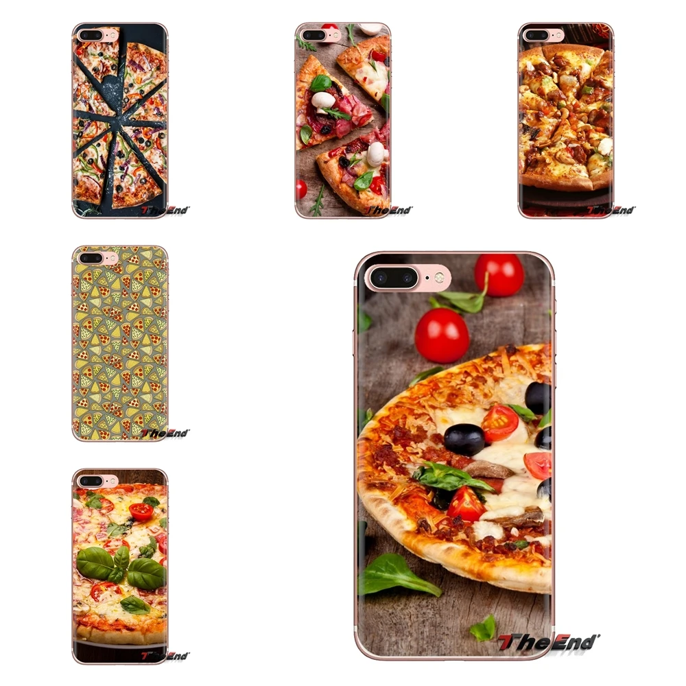 For Xiaomi Redmi 4A S2 Note 3 3S 4 4X 5 Plus 6 7 6A Pro Pocophone F1 food and pizza Transparent Soft Cases Covers |