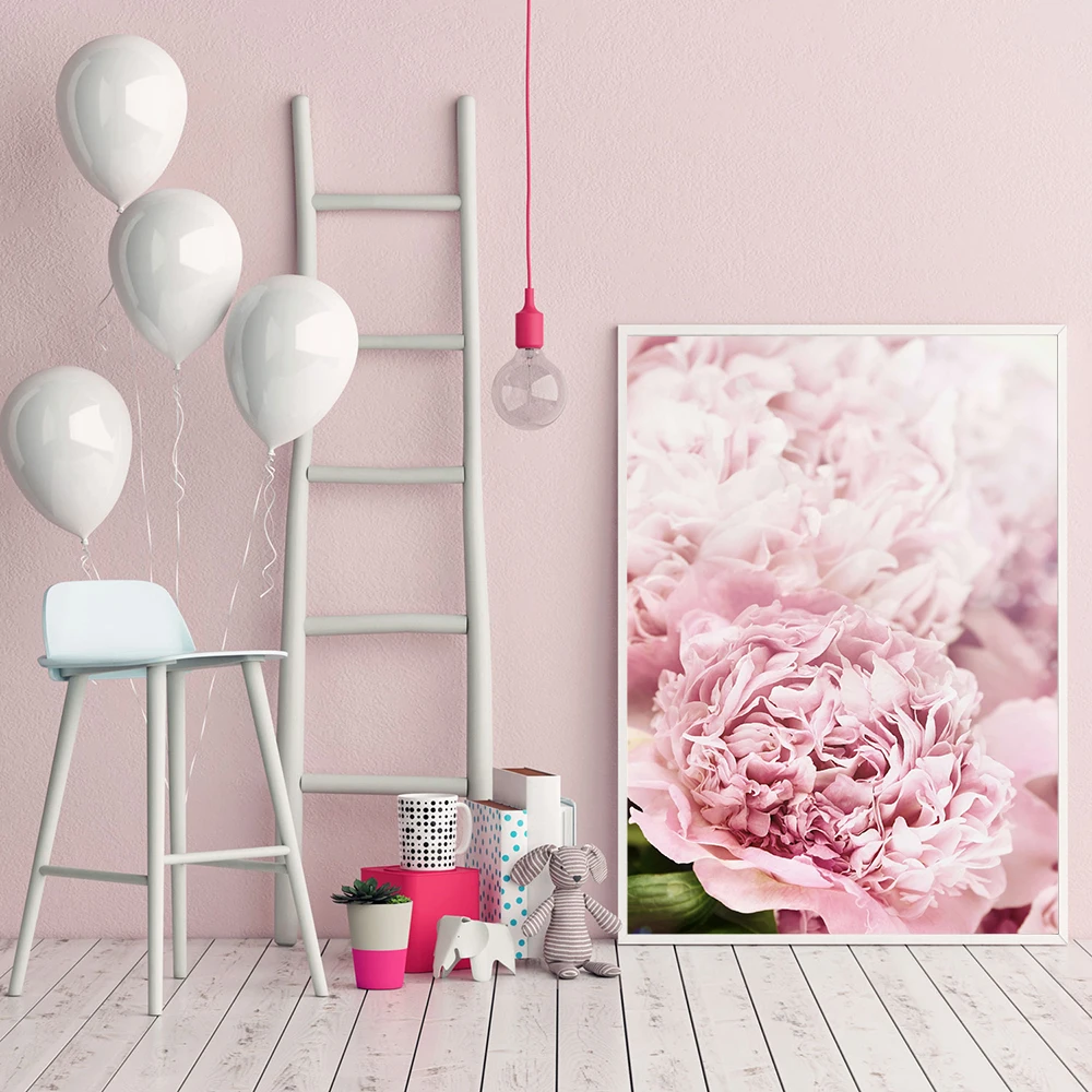 Cuadro Decoracion настенный поп арт румяна розовые пионы постеры и принты холст картина с