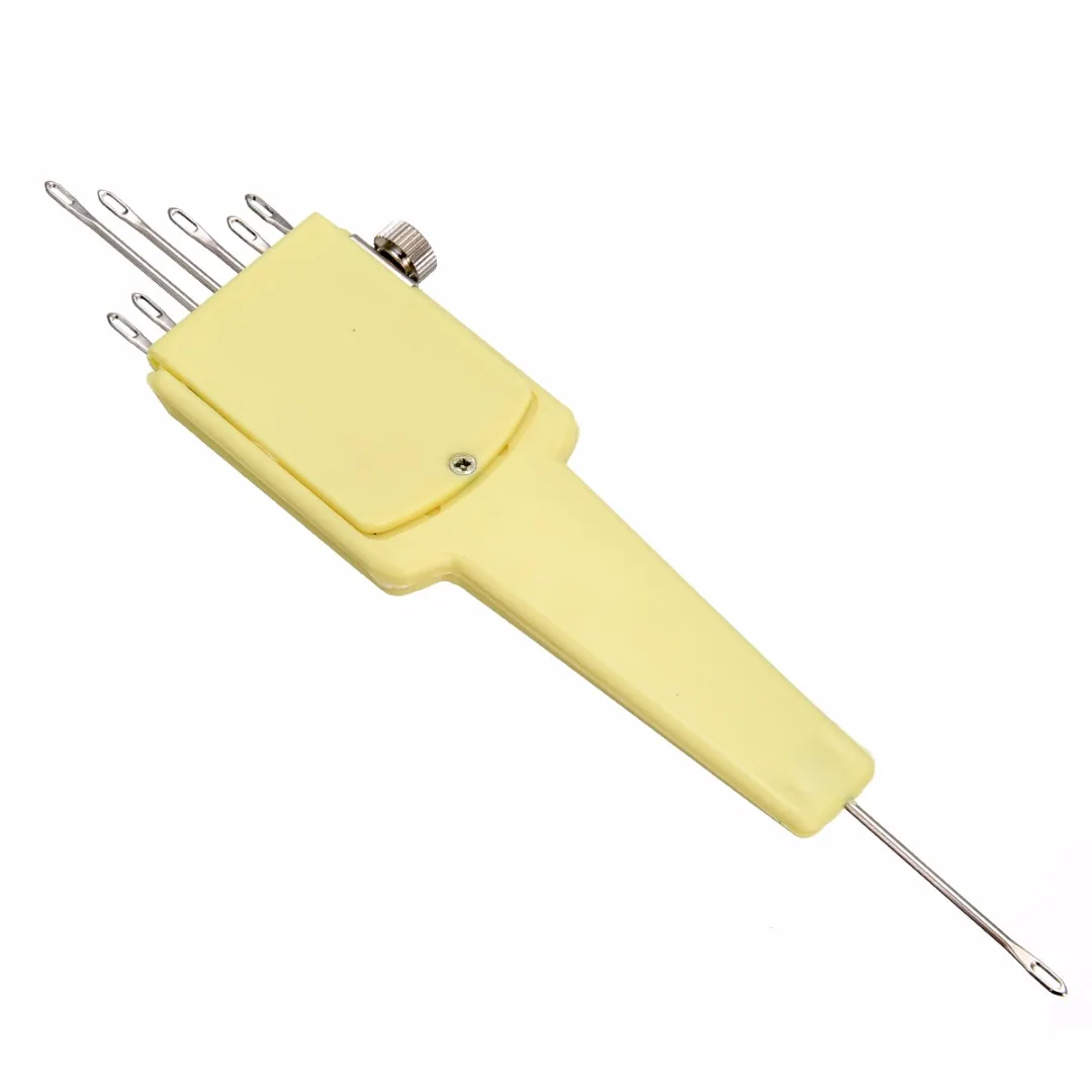 New 1x7 4.5/9mm Gauge Transfer Tool Yellow For Brother KH820 KH830 4.5mm Knitting Machine