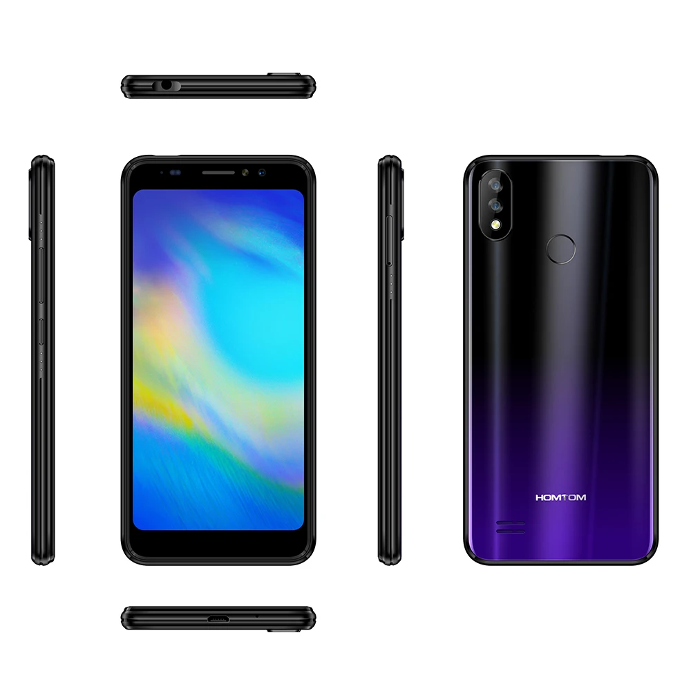 HOMTOM C8 5,5 дюймов мобильный телефон HD полный дисплей MT6739 Android 8,2GB 16GB 3000 mAh Face ID отпечатков пальцев 4G смартфон