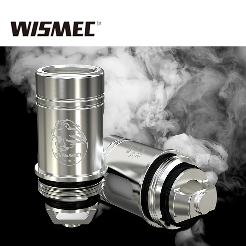 5pcs/lot Wismec WS01 Coil 0.2ohm Triple Head 40-80W Fit for SINUOUS P80 and ELABO mini Tank | Электроника