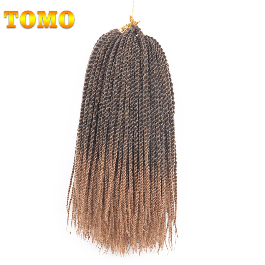 Tomo Products 14 Inch Ombre Senegalese Twist Crochet Hair Weave