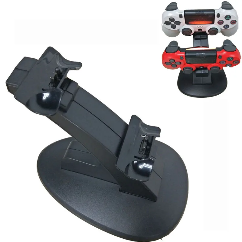 

PS4 Charger Controller Dock Station Charging Stand PS 4 Games Headphone Contact Port For Sony Playstation 4 PS4 Pro Slim Gamepad