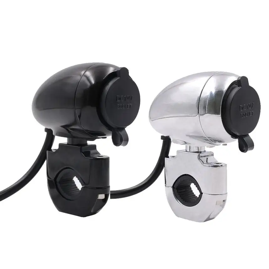 

12V Motorcycle Handlebar Cigarette lighter Mount Marine Volt Power Outlet Wonderful4.26/30%