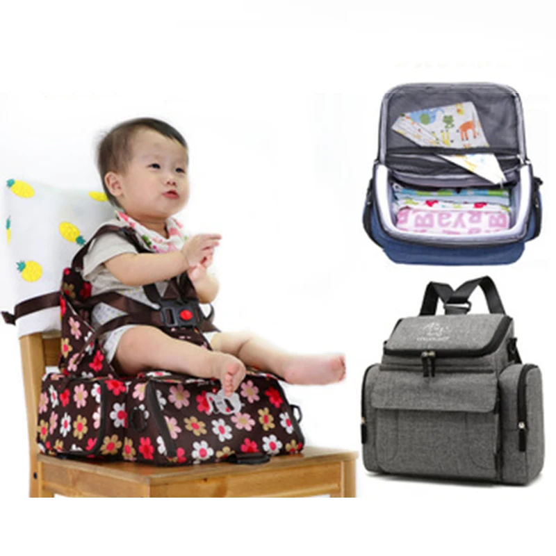 

Mummy Bag Large Capacity Baby Care Maternity Backpack Stroller Nipple Nursing Bag Multifunctional Travel Folding Chair Knapsack