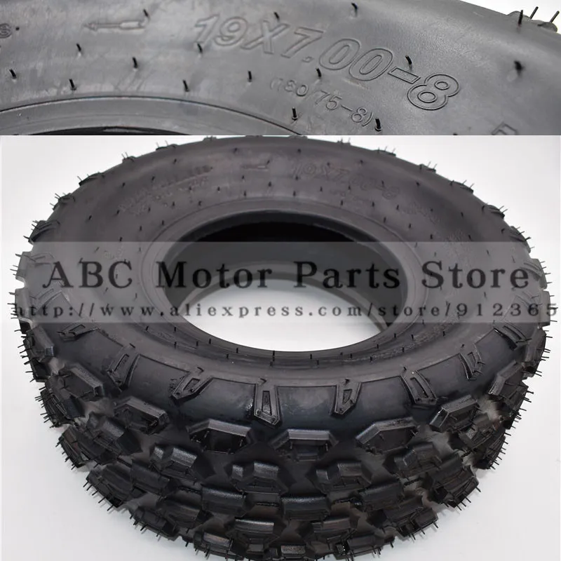 

19x7.00-8 ATV 8 Inch Tire four wheel vehcile motorcycle Fit for 50cc 70cc 110cc 125cc Small ATV Front Rear Wheels Kayo Chinese