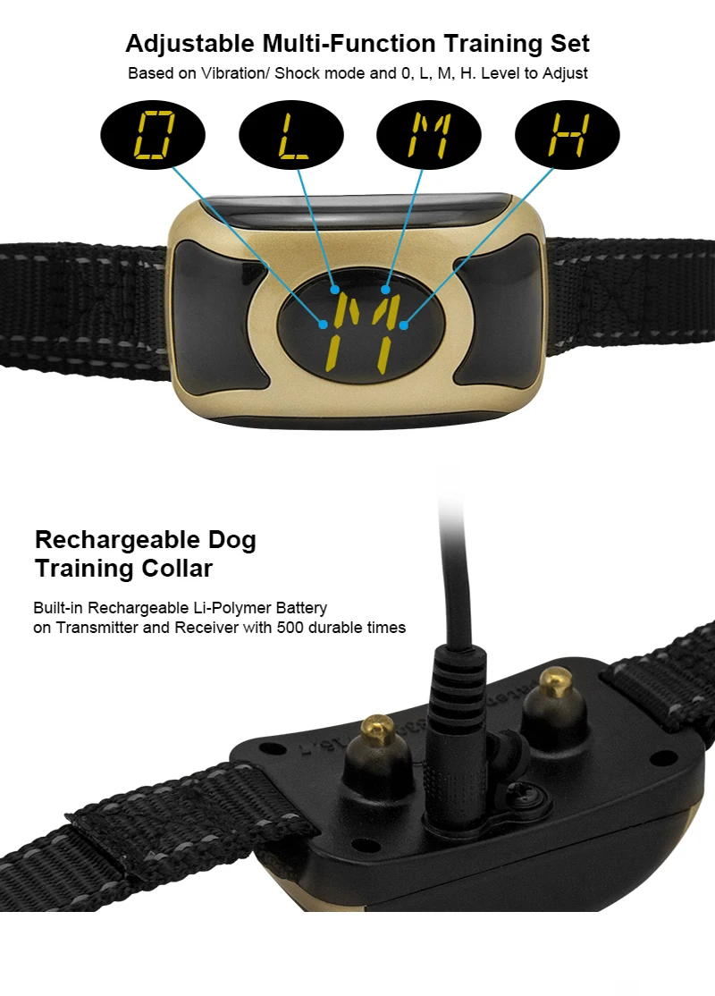 Rechargeable Anti Bark collar for dog