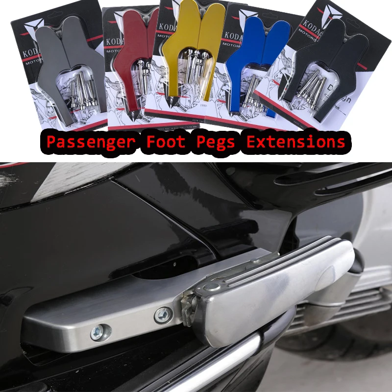 Foot Rests Passenger Foot Pegs Extensions Extended Footpegs Adapter for