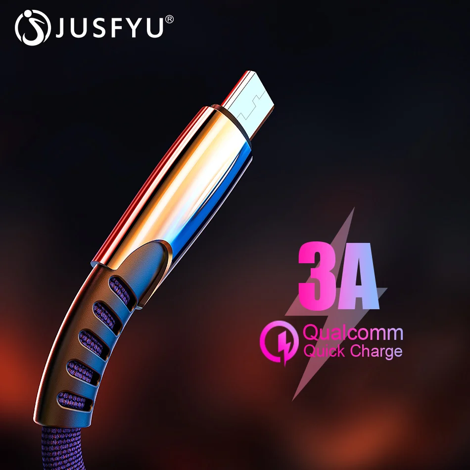 3A кабель для быстрой зарядки Samsung Xiaomi Redmi usb с портом типа C USB передачи данных микро