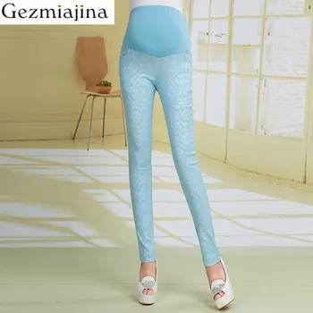 

Maternity Clothes Pregnant Women's Trousers Spring Autumn Fashion New Slim Pants Pencil Pants Solid Color high waist