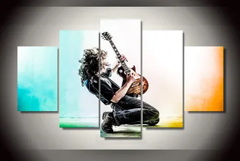 

HD Printed Music playing guitar Painting on canvas room decoration print poster picture canvas Free shipping/mmh-2246