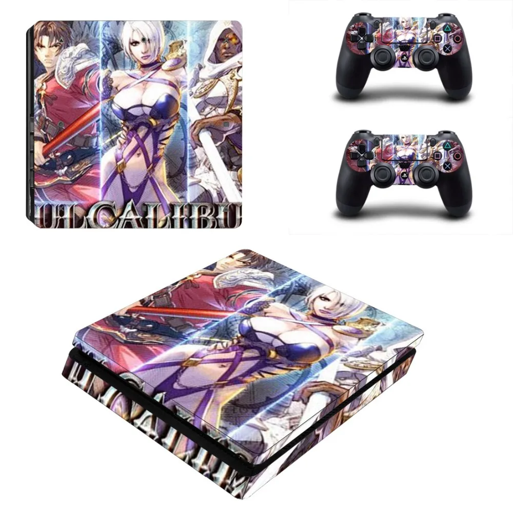 Soul Calibur VI PS4 тонкая наклейка на кожу Виниловая для Playstation 4 консоль и 2 контроллера |