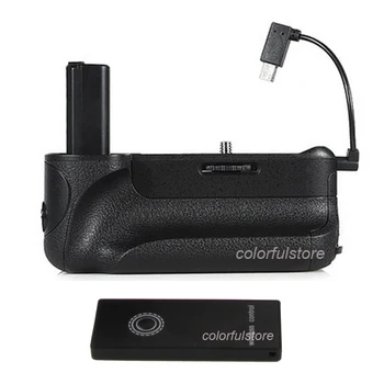 

2-Step Vertical Power Shutter Battery Handle Hand Grip Holder Pack For Sony Alpha A6500 as VG-A6500RC+IR Remote+Micro USB Charge