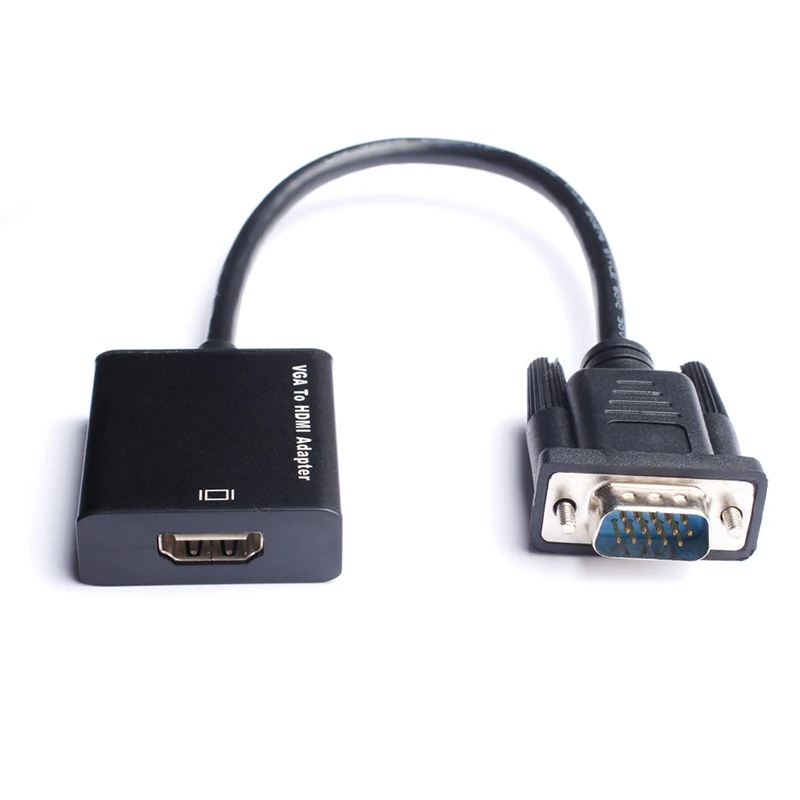 Vga в hdmi конвертер активный кабель адаптер с аудио 1080 p hdtv проектор для ПК ноутбука