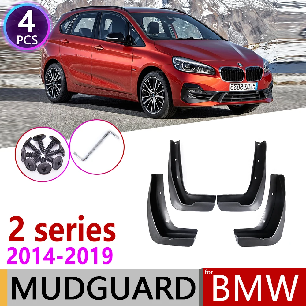 Для BMW 2 серии F45 F46 Гран Active Tourer 2014 ~ 2019 автомобиля Fender брызговик всплеск клапаном