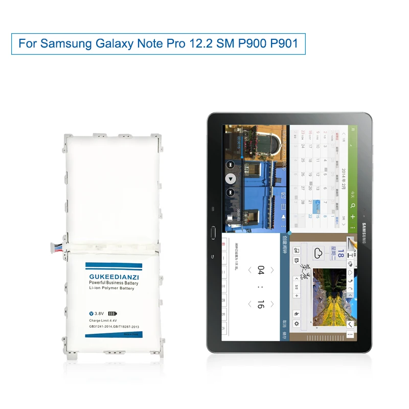 Сменный аккумулятор GUKEEDIANZI 9500 мАч T9500C для Samsung Galaxy Note Pro 12 2 SM P900 P901 P905 T9500E T9500U