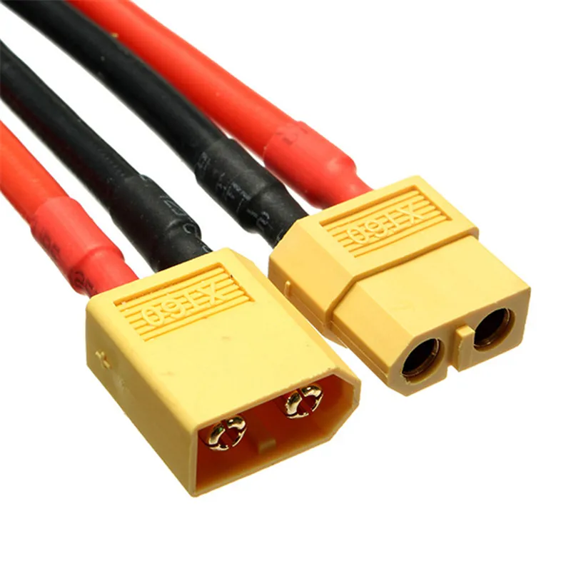 Amass XT60 Мужской Женский Разъем 12AWG 10 см кабель питания для зарядного устройства провод запасная Запчасти для RC Мультикоптер Квадрокоптер модуль