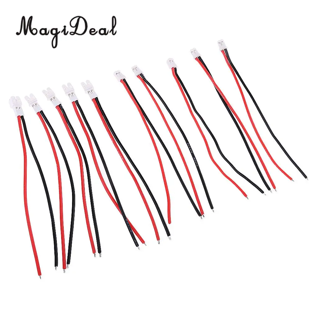 10Pcs RC Upgrade Parts 55mm JST-PH 2.0 Connector Wire Cable Line Adapter for RC Model Lipo Battery Charger RC Vehicle Model Acc