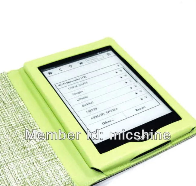 100 шт./лот gligle дизайн чехол для Kindle paperwhite Ereader " paperwhite чехол для кожи 4 цвета