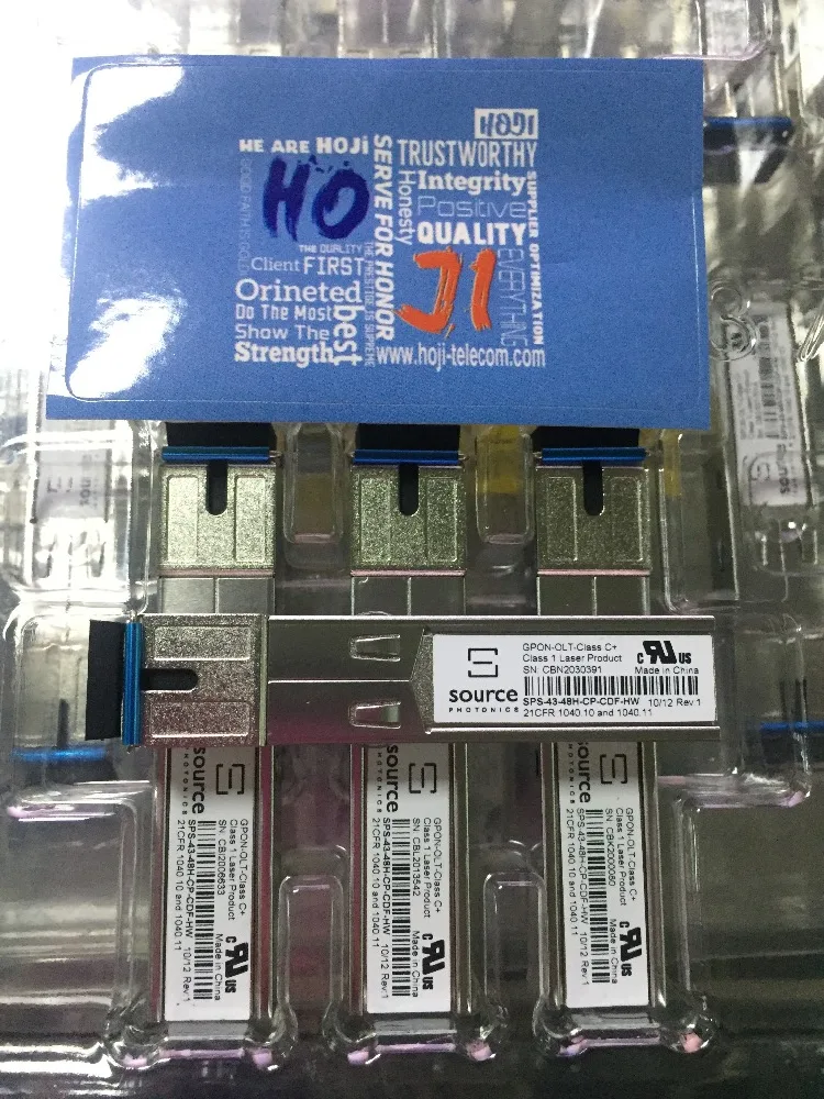 Абсолютно новый источник GPON OLT SFP модули Класс C + для HUAWEI GPFD GPBD GPHF и Fiberhome сервисная