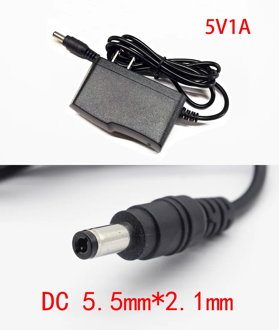 5 шт. 5В 1А dc5.5мм AC/DC адаптер 5V1A 1000mA адаптер питания зарядное устройство для Android tv Box SP UK US EU AU