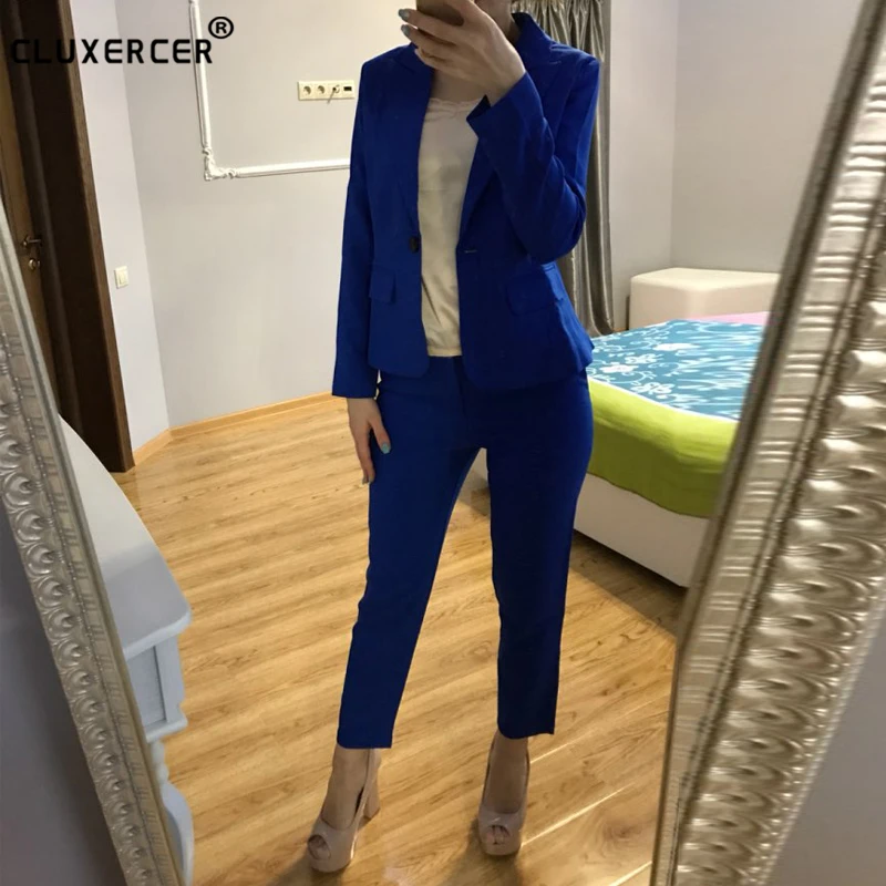 CLUXERCER Brand Women 2 Pieces Sets Womens Business Suits Orange Pants Suit Formal OL Business Suit Long Sleeve trouser suit CLUXERCER Brand Women 2 Pieces Sets Womens Business Suits Orange Pants Suit Formal OL Business Suit Long Sleeve trouser suit