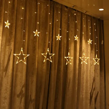 

Hot Selling Water Resistance 1000K 2.5M LED Stars String Lights for Home Window Curtain Wedding Festival Decoration Lamp
