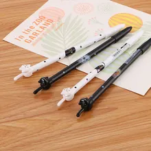 2 шт. Симпатичные Алиса Кот гелевая ручка Творческий мультфильм студент воды ручка высокого качества офис подпись ручка специальное предложение офисные ручки