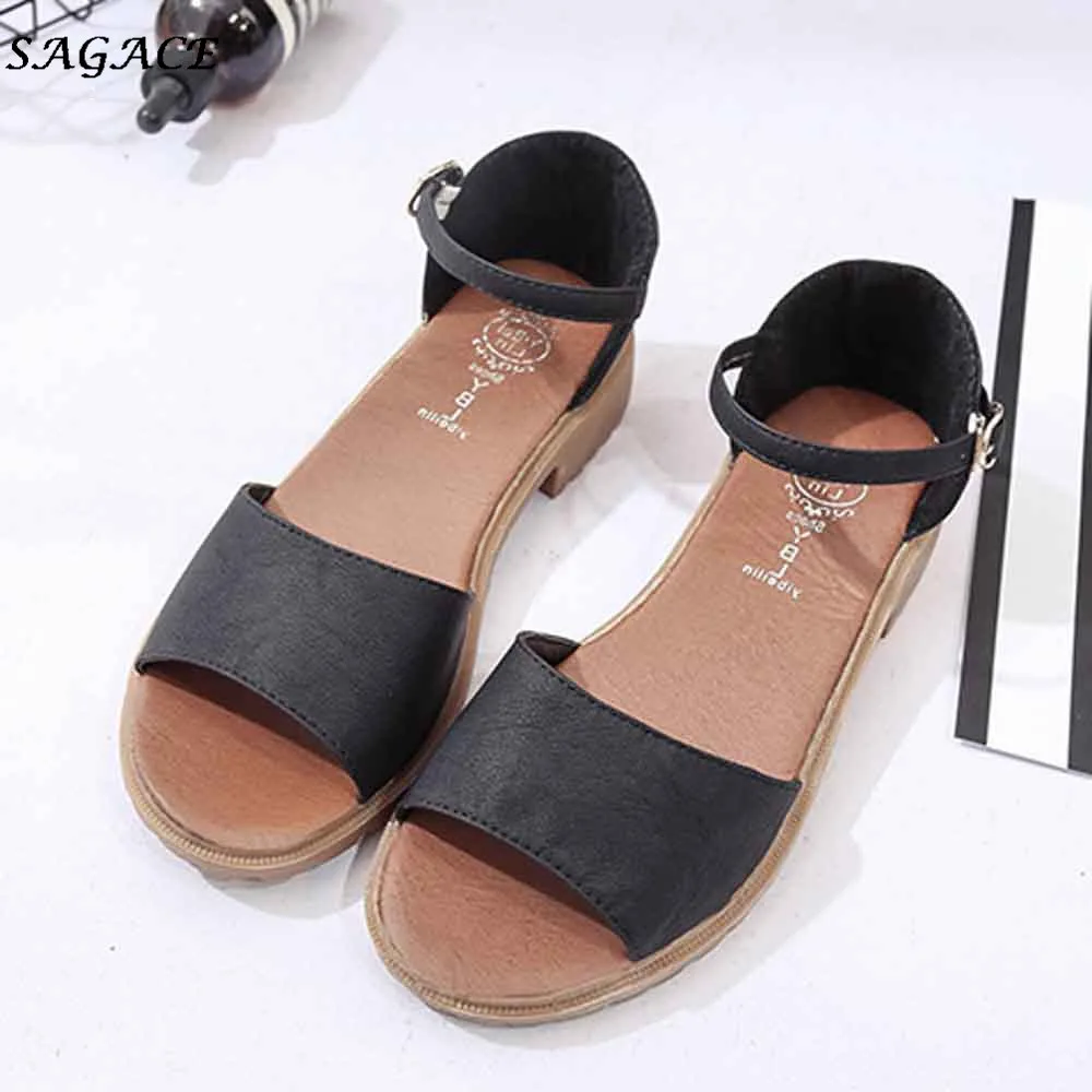 

SAGACE Sandals 2018 For Women Summer Lady Sweet Flat Shoes Comfortable Beach Flip Flops Lady Sandals botines mujer