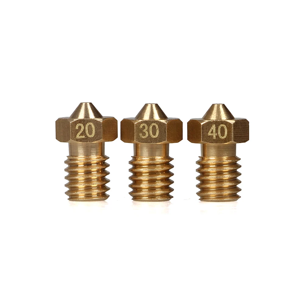 XCR3D 4 шт./Los высокоточная латунная насадка 0 2/0 3/0 4/0 5 мм для V5 V6 J Hend Hotend 1 75 Запчасти 3D