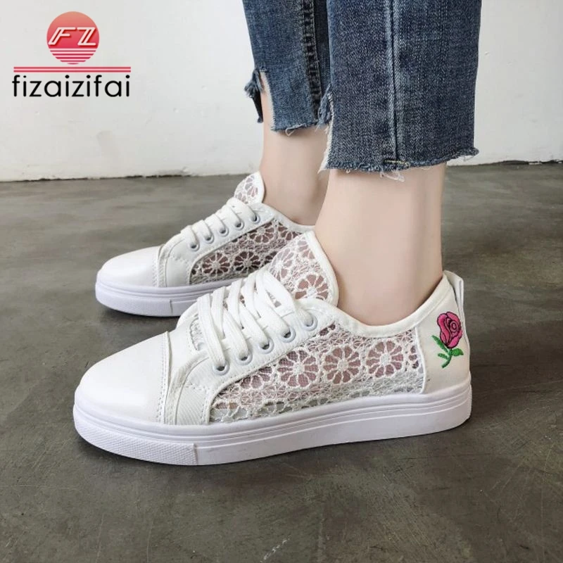 

fizaizifai Women Cross Strap Flat Daily Round Toe Party Shoes Women Vacation Club Fashion Simple Shoes Print Footwear Size 36-40