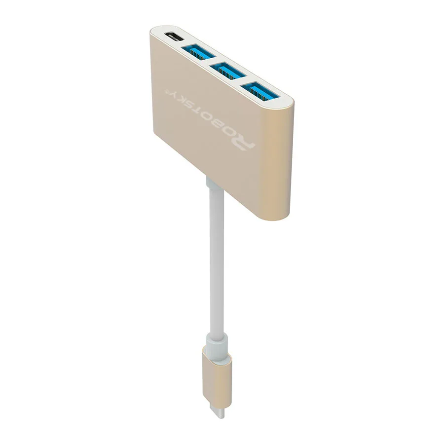 Супер Скоростной USB 3,1 к USB 3,0 type-C концентратор адаптер type C к 4 в 1 USB3.0 USB-C зарядное устройство конвертер для Apple Macbook разъем