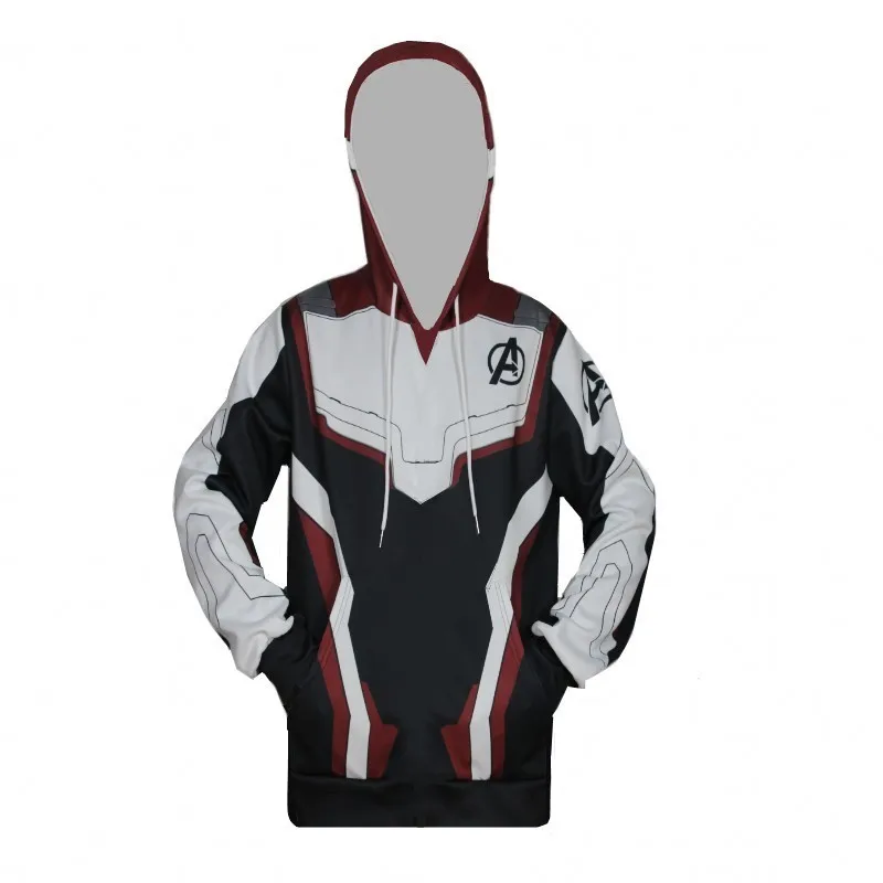 Avengers Endgame Quantum warfare Cosplay Costume 3D Printing zipper Sweatshirts Hooded fashion Men and women Anime jacket