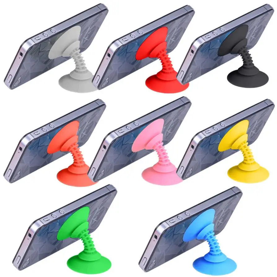 

2019 HOT SALE Fashion Universal New Silicon Double-sided Suction Cup Holder Sucker Stand For Mobile cell phone for iphone 7