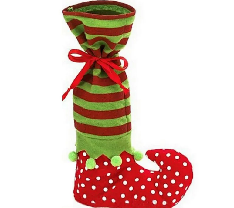 Несколько типов сумки для конфет с милым рисунком Санта Клауса, сумки для конфет, вечерние сумки для дома, рождественские украшения, Подарочный Держатель для детей - Цвет: XMAS014