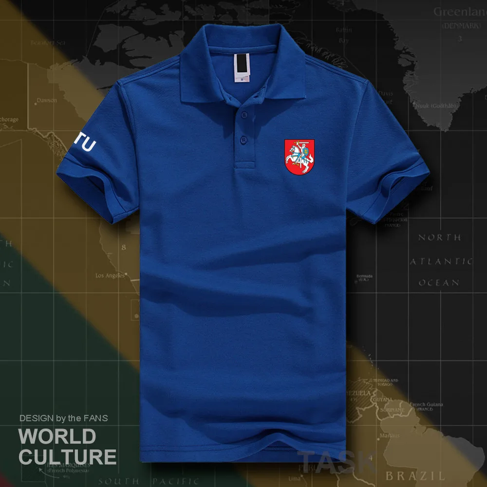 

Lithuania Lithuanian LTU Lietuva Lietuvos polo shirts men short sleeve white brands printed for country cotton nation clothes 20