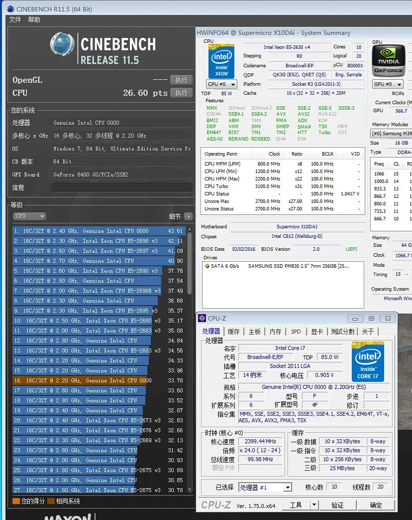 Оригинальный процессор Intel Xeon ES E5 2630V4 QK3G 2 20 ГГц 10 ядер 25 Мб 2630 V4|intel xeon|xeon esxeon intel |