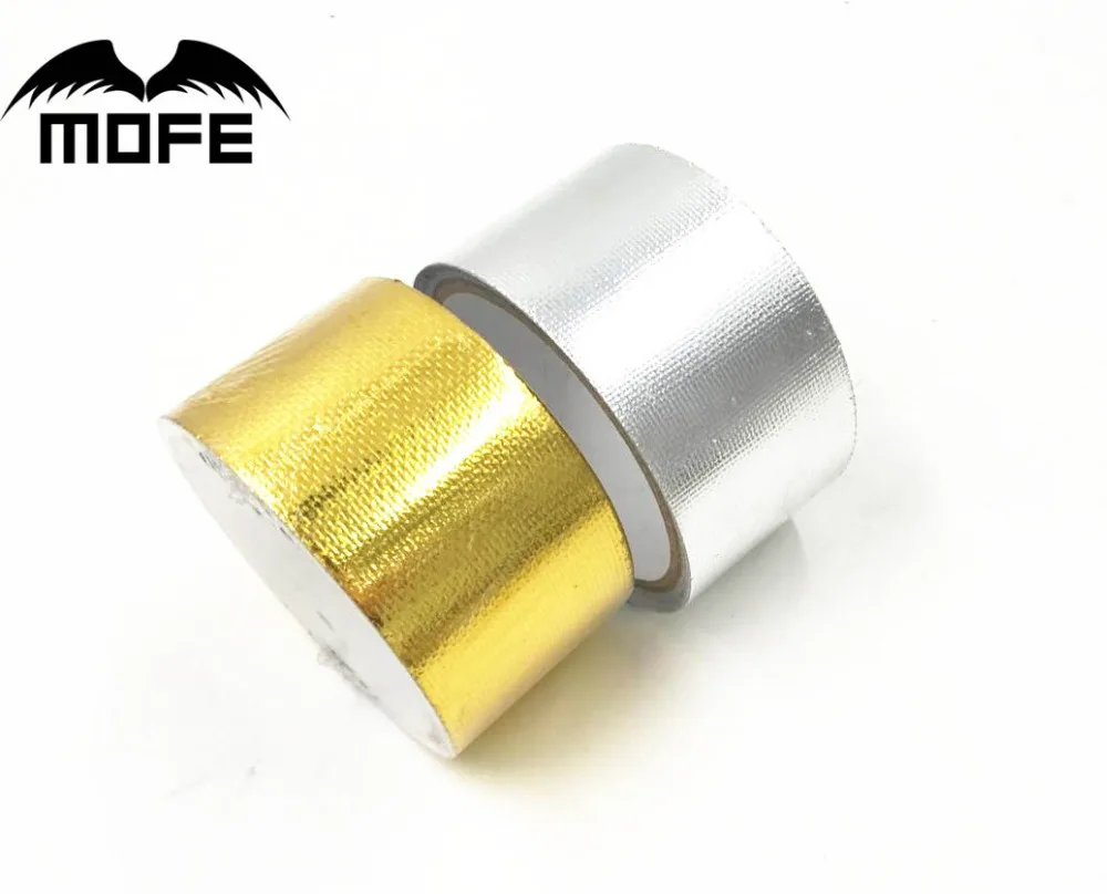 MOFE 2 &quotx 5 метров стекловолокно тепло светоотражающая лента Золото высокая