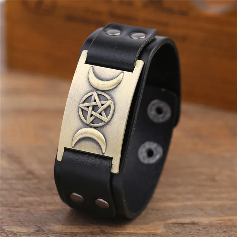 Wristband Cuff Leather Bracelet52