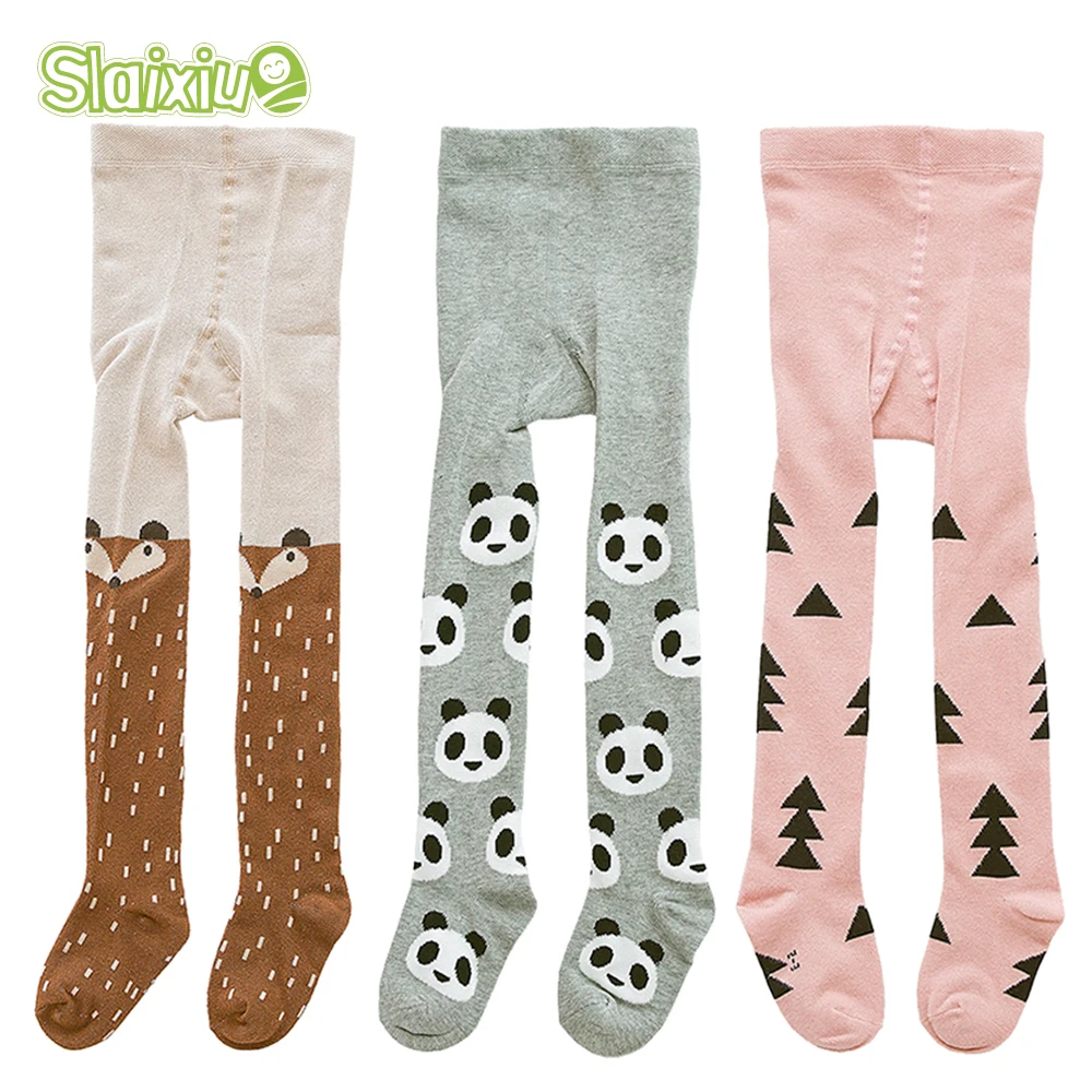 

3Pcs/lot Cute Kids Girls Tights Soft Cotton Baby Boy Girls Toddler Tights Children Pantyhose Stocking Baby Clothing For 1-3 Y