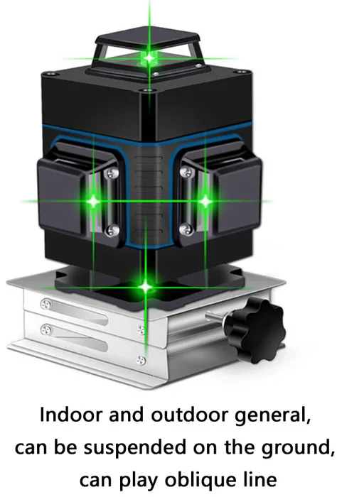 16 линий 4D зеленый лазерный уровень литиевая батарея* 2 самонивелирующийся 360 Горизонтальные и вертикальные поперечные линии супер мощный зеленый лазерный луч