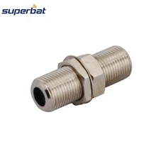 Superbat F адаптер F Женский Джек в Джек с переборкой прямой RF разъем адаптер